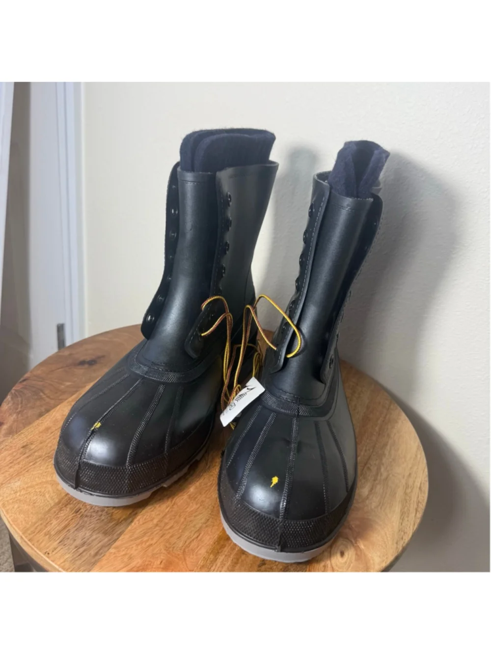 Men's ONGUARD INDUSTRIES Black Steel Toe Rain & Snow Boots Size 12